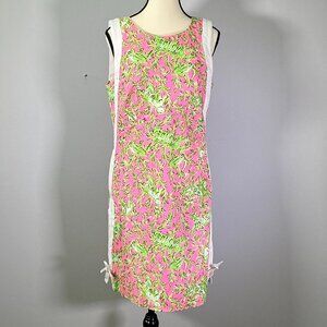 Lilly Pulitzer Beckler Stretch Women's Size 8 Rousseau Pink Shift Dress NWT